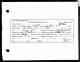Birth Certificate for Francis Inez German