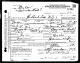 Birth Certificate for Hubbard Leroy Nix