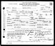 Birth Certificate for Johnnie Lewis German