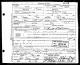 Death Certificate for Fannie Jane Hamlin Vandiver