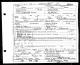 Death Certificate for Claude Charles 'Tommy' Thomas, Jr.