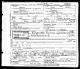 Death Certificate for James Daniel Allen