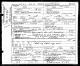 Death Certificate for Wilbur Leslie Baird