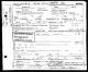 Death Certificate for Clarence Aldrew Harrington, Jr.