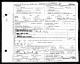Death Certificate for John Daniel Spears