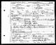 Death Certificate for Simon Albert Bourgeois, Sr.