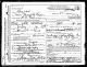 Death Certificate for Rufus Fye German