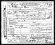 Death Certificate for Nancy Caroline Martin Davis