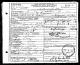 Death Certificate for Susie Belle Davis Ferguson