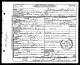 Death Certificate for James Luther Spence
