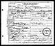 Death Certificate for Lillian Burke Spence