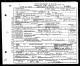 Death Certificate for Willie Betty Lang Adams