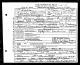 Death Certificate for Katherine Campbell Thomas