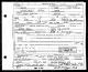 Death Certificate for Otto Ray Franz, Sr.