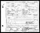 Death Certificate for Lula Minnie Harrison Hunter