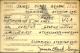 U.S. World War II Draft Card - James Clark George