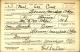 U.S. World War II Draft Card - Paul Lee Crow