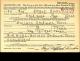U.S. World War II Draft Card - Roy Alfred Hicks
