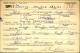 U.S. World War II Draft Card - George Houston Adkins