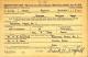 U.S. World War II Draft Card - Frank Herbert Scofield