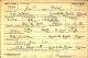 U.S. World War II Draft Card - John Thomas Crow