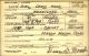 U.S. World War II Draft Card - Dirl Dean Hood