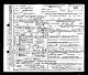 Death Certificate for William Aubra Spence