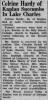 Obituary of Celrive Joseph Hardy