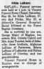 Obituary of Hilda LeBlanc