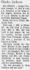 Obituary of Gladys Virginia Burr Prescott Jackson Obituary of Gladys Virginia Burr Prescott Jackson