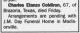 Death Notice of Charles Elanzo 'Chuck' Coldiron Death Notice of Charles Elanzo 'Chuck' Coldiron