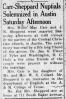 Marriage Announcement of James Nolen Shepperd and Willie Mae Collard Marriage Announcement of James Nolen Shepperd and Willie Mae Collard