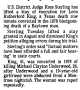 U.S. District Judge Ross Sterling lifts stay of execution U.S. District Judge Ross Sterling lifts stay of execution