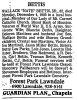 Obituary of Wallace Nathaniel 'Nate' Bettis