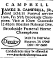 Death Notice of James Birchfield Campbell, Jr.
