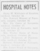 Ida Elizabeth Crenshaw Greer in Navasota Hospital