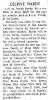 Obituary of Celrive Joseph Hardy