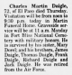 Obituary of Charles Martin Daigle