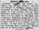 Obituary of Erwin Joseph LeBlanc Obituary of Erwin Joseph LeBlanc