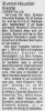 Obituary of Evelyn S. Houston Keane Obituary of Evelyn S. Houston Keane