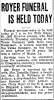 Obituary of Felix Royer Obituary of Felix Royer