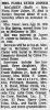Obituary of Flora Ester Crow Joiner Obituary of Flora Ester Crow Joiner