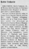 Obituary of Keith Crnkovic Obituary of Keith Crnkovic