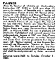 Obituary of Mitchell Roy Tanner
