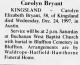 Death Notice of Carolyn Elizabeth Whatley Bryant
