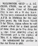 Cecil James Crow on leave from Air Force - 1961