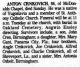 Obituary of Anton Crnkovich