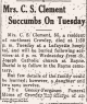 Obituary of Celima Simon Clement