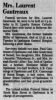 Obituary of Isabelle Miller Gautreaux Obituary of Isabelle Miller Gautreaux