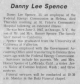 Obituary of Danny Lee Spence